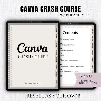 Canva Crash Course with a Free Canva Pro Subscription.